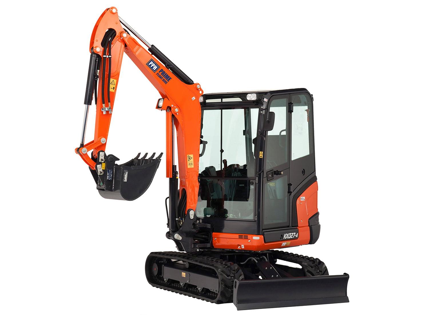 Digger hire Kingston: excavator working on domestic groundworks