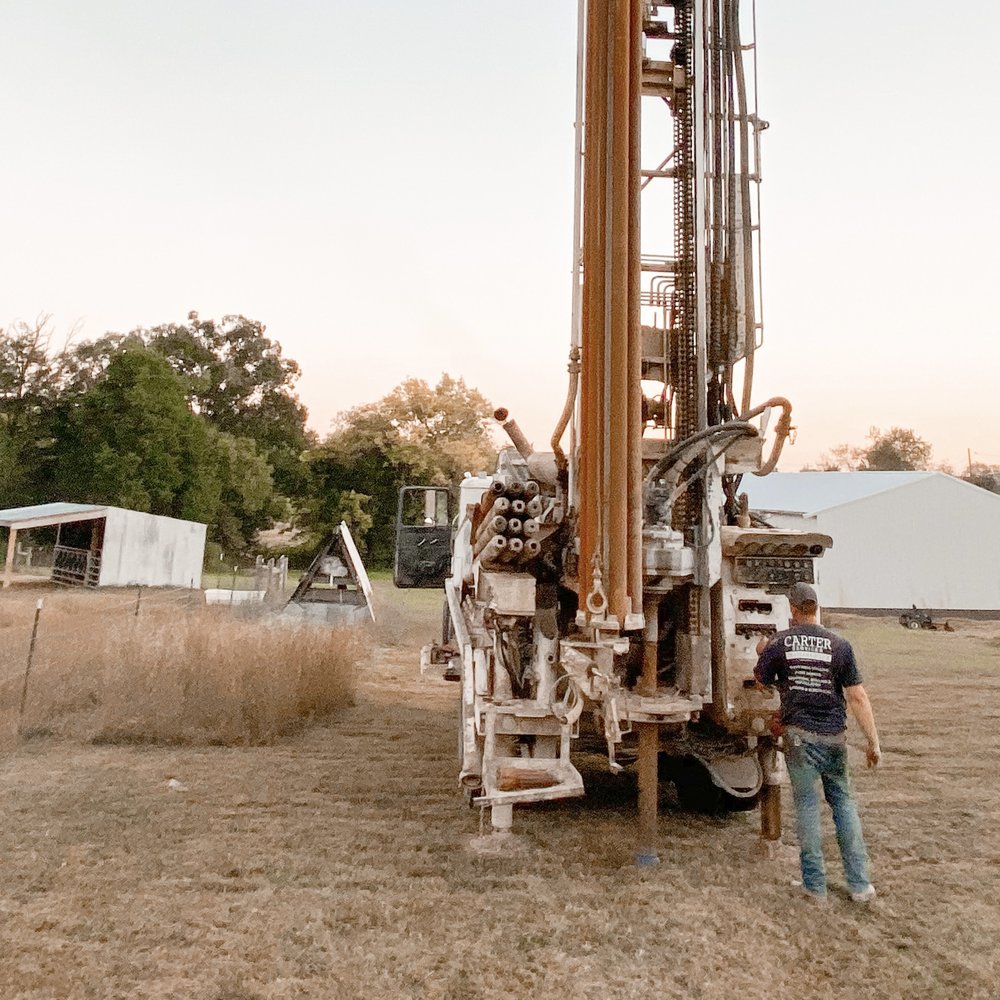 Water well drilling rig in Kingston for borehole drilling and groundwater access